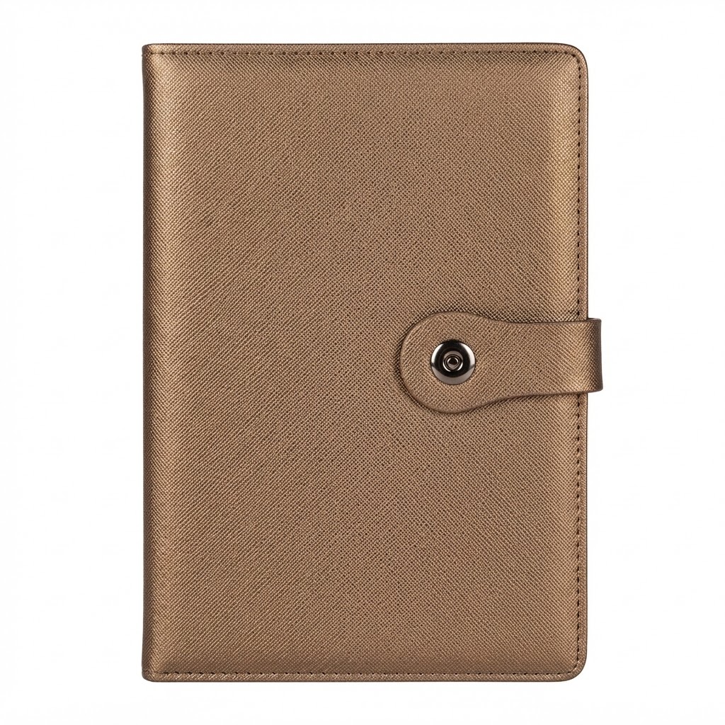 BLOC NOTE A5 BOUCLE CUIRE TOILE-2503