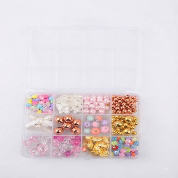 BOITE DE PERLES COULEURS BRILLANTES