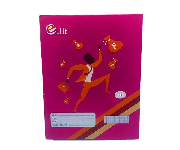 CAHIER 200 PAGES A4 HARD COVER