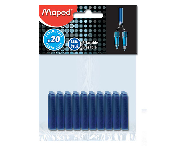ENCRE DE RECHARGE POUR STYLO A PLUME  MAPED  REF221910