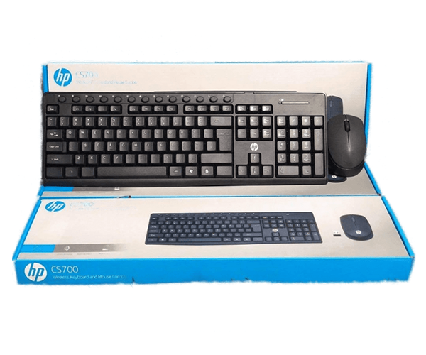 CLAVIER ET SOURIS SANS FIL HP CS700