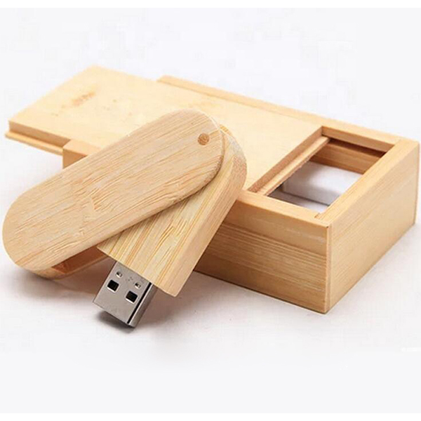 Clé USB 16GB en bois Boite Rectangulaire