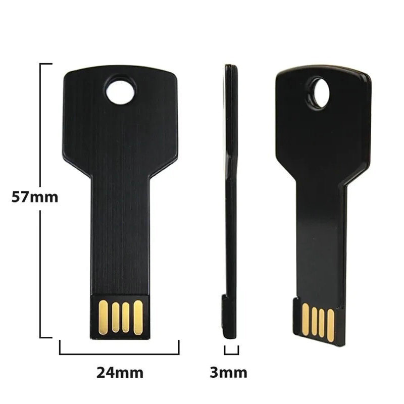 CLE USB 4GB PREMIUM EN FORME DE CLE