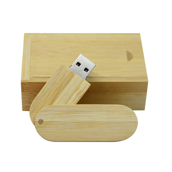 Clé USB 4GB en bois Boite Rectangulaire