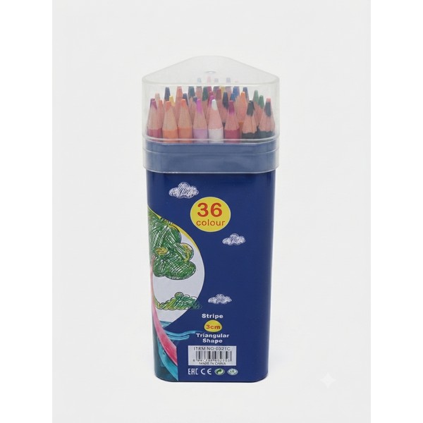 CRAYON DE COULEUR BOITE ALU 6321C-36PCS