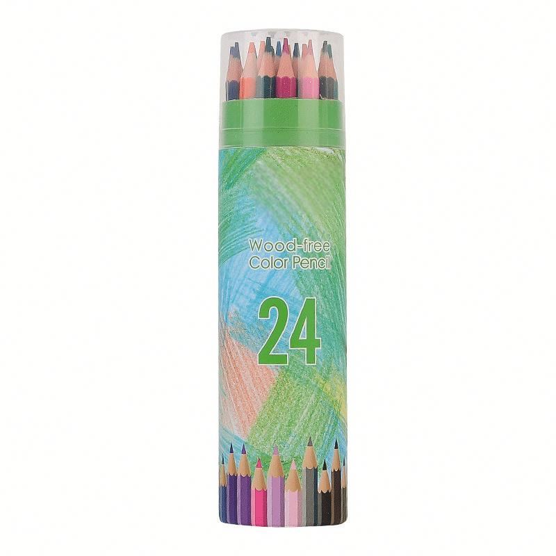 CRAYON DE COULEUR S&J BOITE DE 24PCS