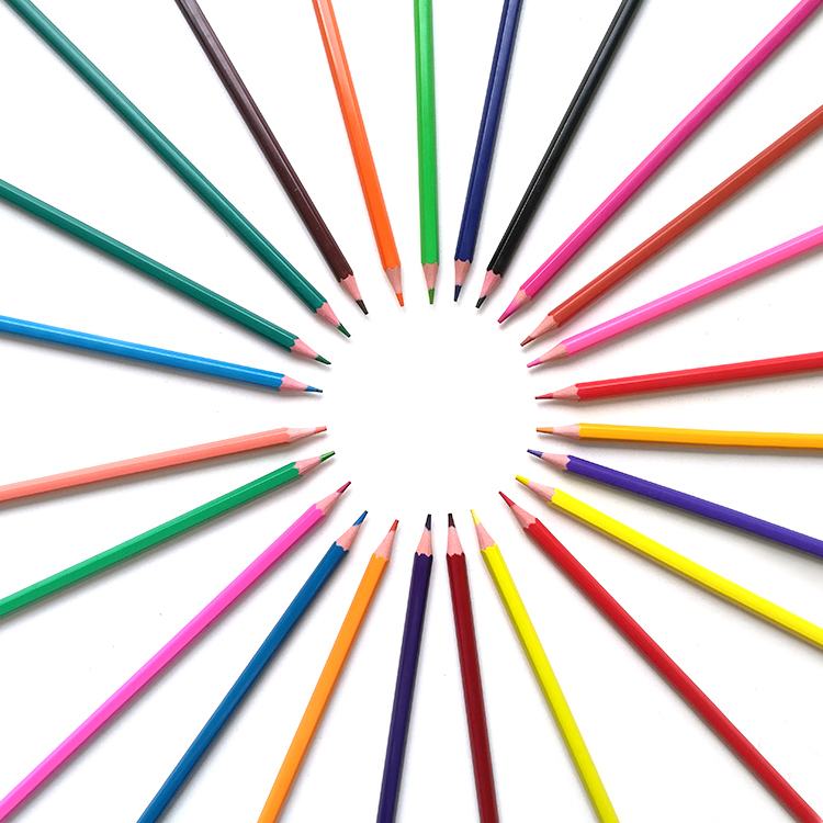 CRAYON DE COULEUR S&J BOITE DE 24PCS