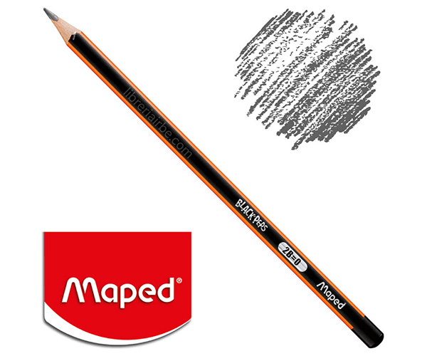 CRAYONS MAPED BLACK' PEPS 2B
