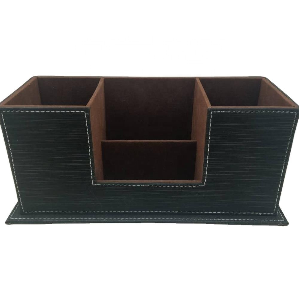 DESK ORGANIZER EN CUIR