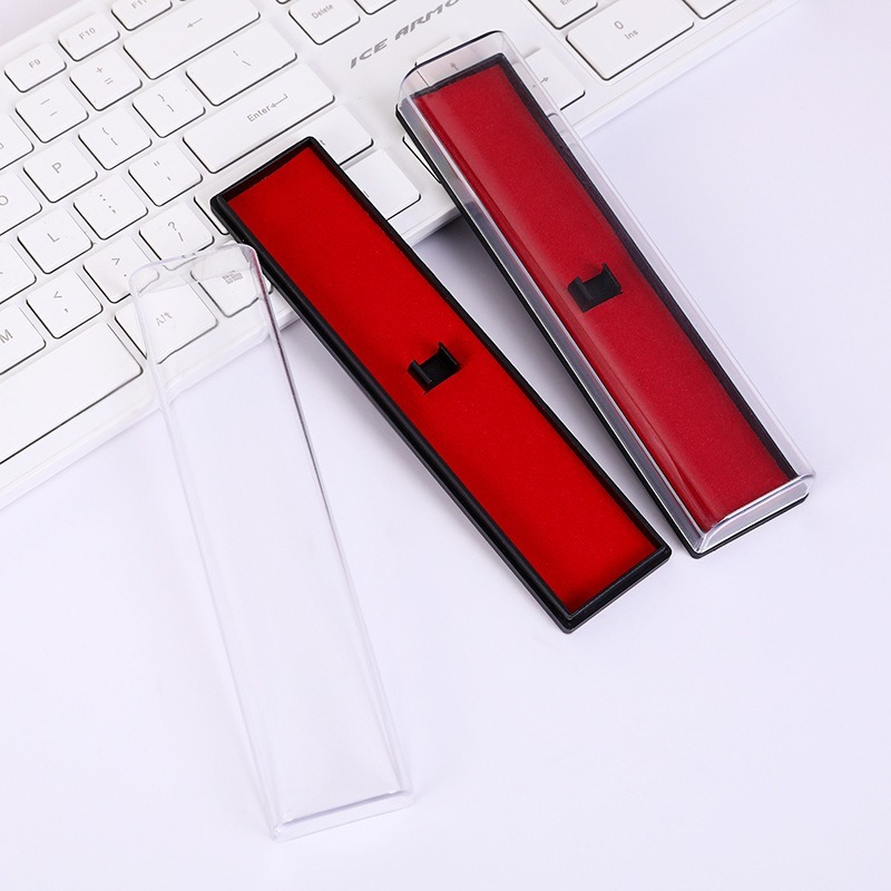 ETUI A STYLO EN PLASTIQUE TRANSPARENT 202