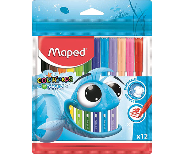 FEUTRE MAPED PQT DE 12