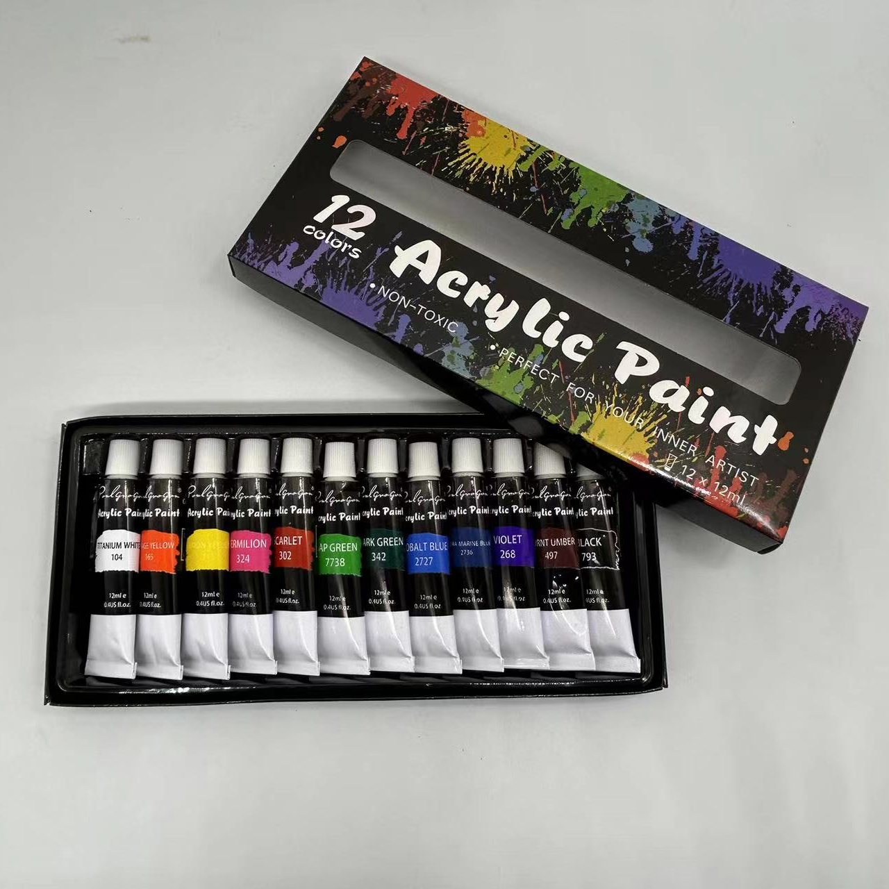 GOUACHE ACRYLIC BAYTE 22ML x12