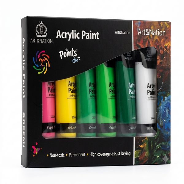 GOUACHE ACRYLIC BAYTE 22ML x6