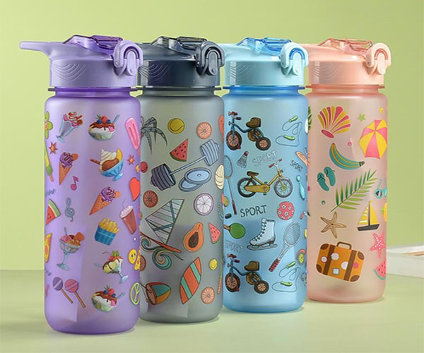 GOURDE 500ml AVEC DESIN MULTICOLOR