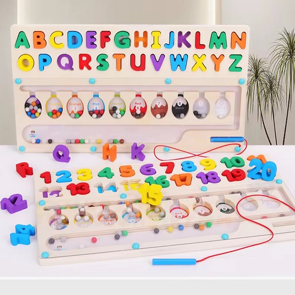 JOUET PUZZLE CHIFFRES DE 1 A 20 EN BOIS MGZ-4022