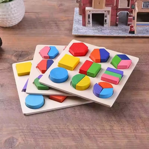 JOUET PUZZLE GEOMETRIQUE-LX-1818