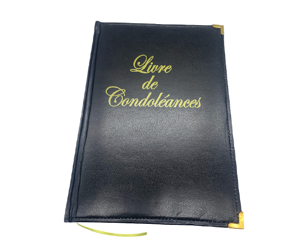 LIVRE DE CONDOLEANCES
