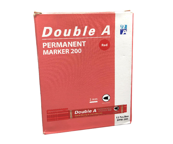 MARQUEUR PERMANENT  DOUBLE A (PAQUET DE 12 )