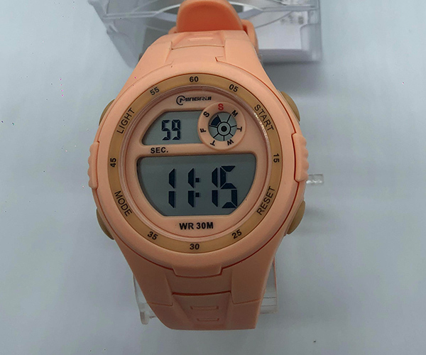 MONTRE SPORT POUR ENFANTS MINGRUI ( COULEUR ORANGE)