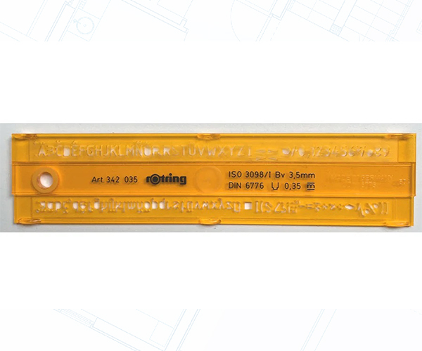 NORMOGRAPHE ART 306 030 DE 3.5mm