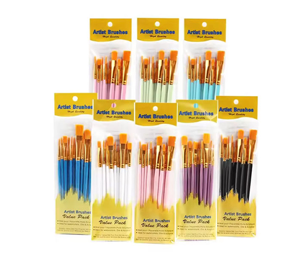 PINCEAU A PEINTURE 6 PIECES