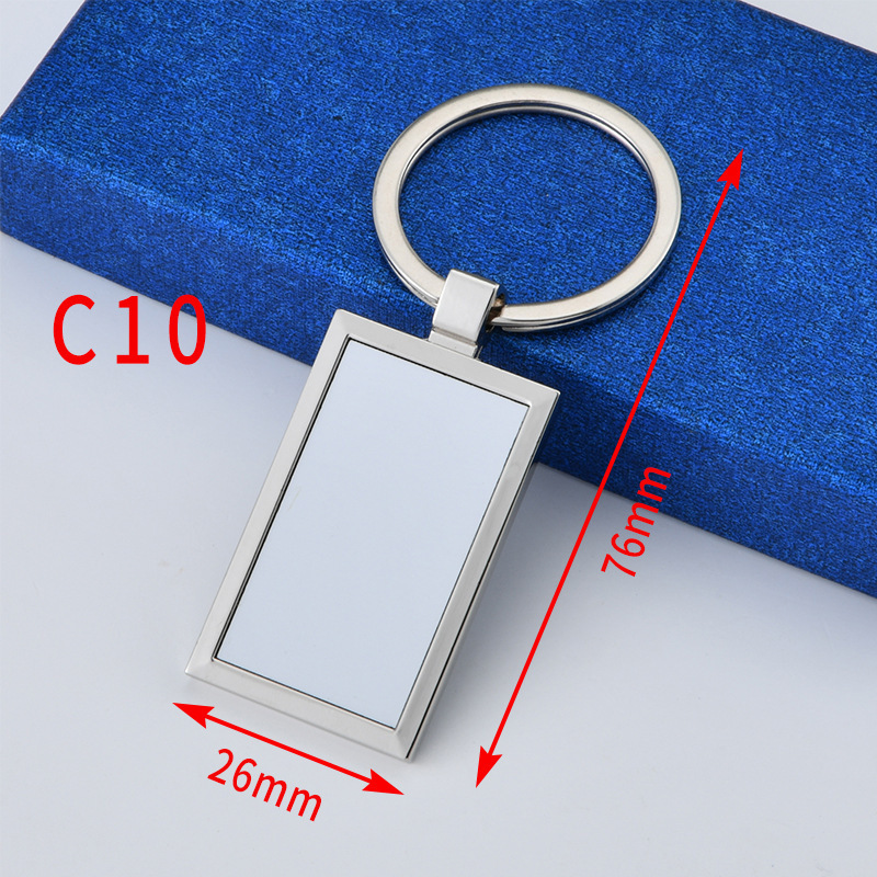 PORTE CLE ENMETAL SUBLIMABLE J10047