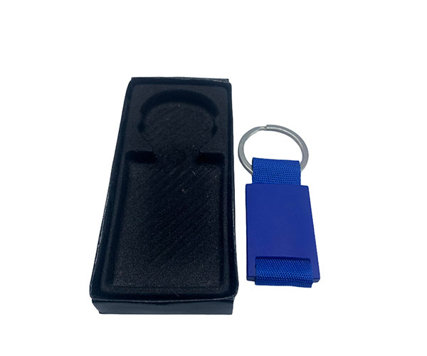 PORTE CLE RUBAN BLEU