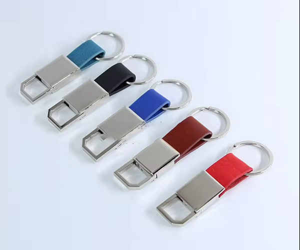 PORTE CLE RUBAN SIMILI CUIR