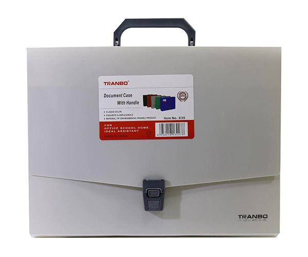 PORTE DOCUMENT EN PLASTIQUE TRANBO CB4302