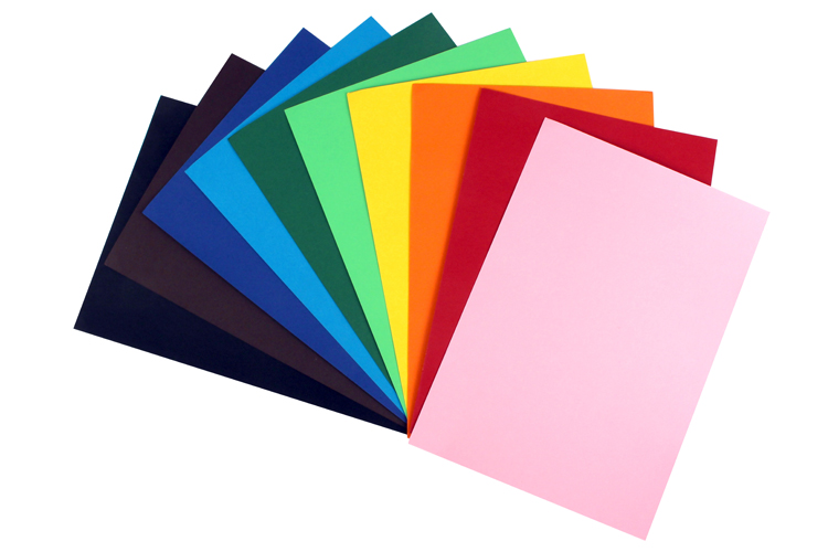 RAME DE PAPIER MULTICOLOR A4, 50 FEUILLES