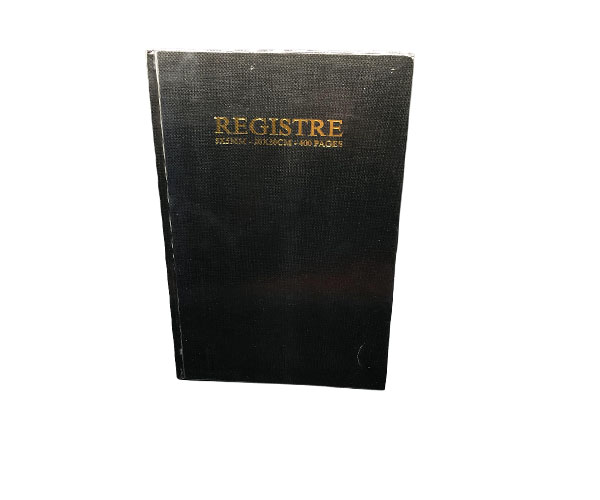 REGISTRE 400P 20x30cm