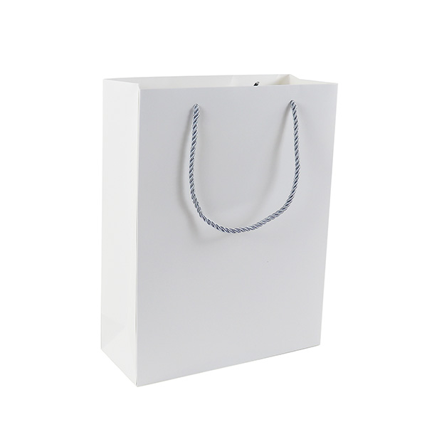Shopping bag de luxe V 31x38x12.7 Blanc