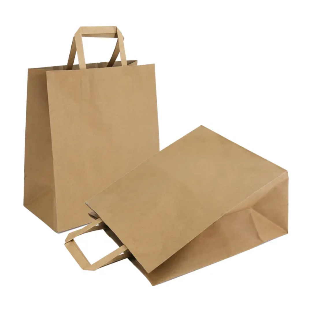 SHOPPING BAG KRAFT CORDE EPASSE 30*28*15