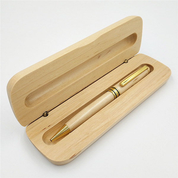 Stylo en bois luxe coffret boite de 1