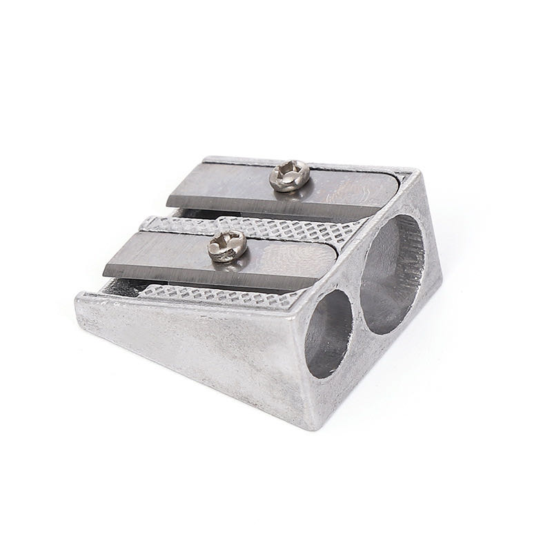 TAILLE CRAYON METAL 2 TROUS